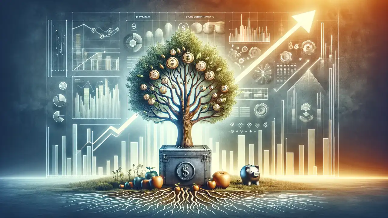 Close up on a plate of mashed potatoes, topped with baked pork chops with cream of mushroom soup, and a side of green beans.